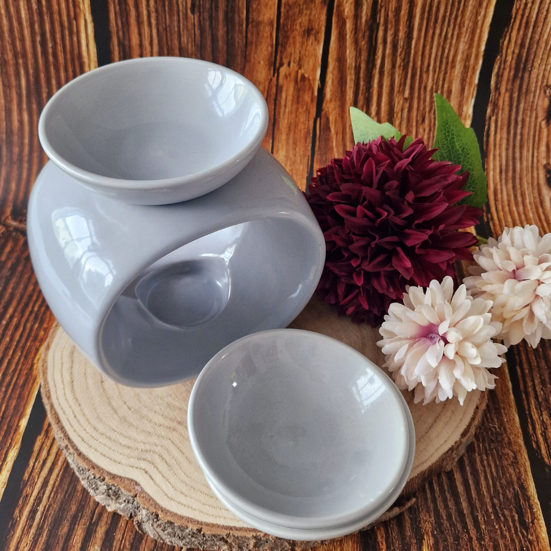 Grey Oval Burner Set