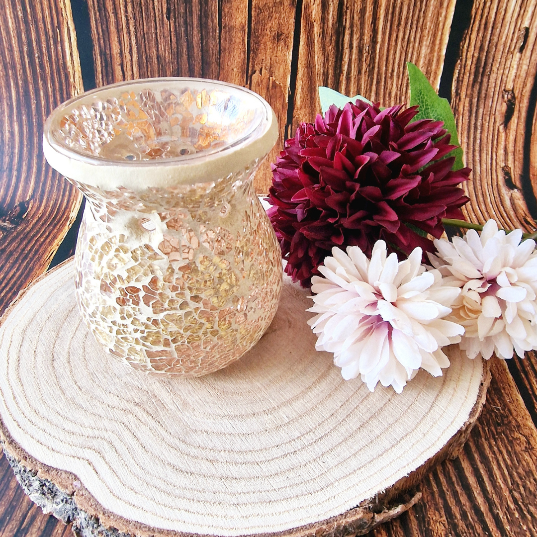Crackle Mosaic Wax/Oil Burner