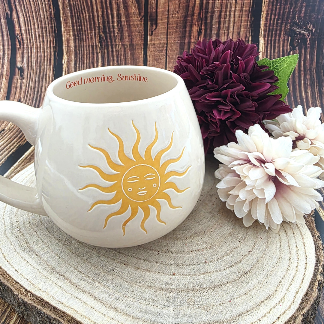 Good Morning, Sunshine Ceramic Rounded Mug