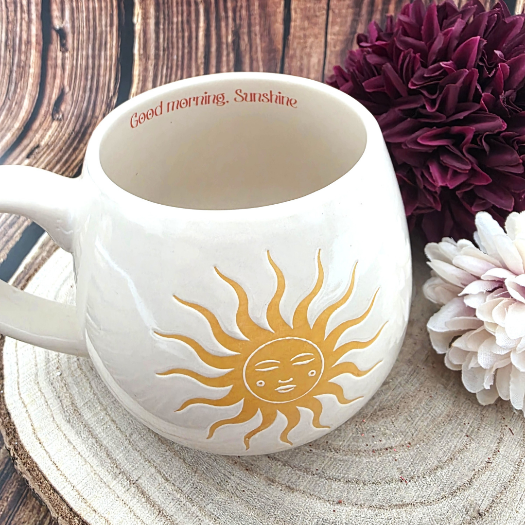 Good Morning, Sunshine Ceramic Rounded Mug