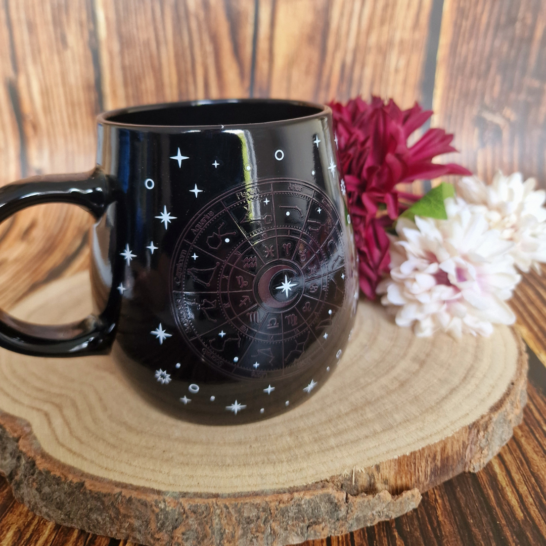 Astrology Wheel Heat Change Mug