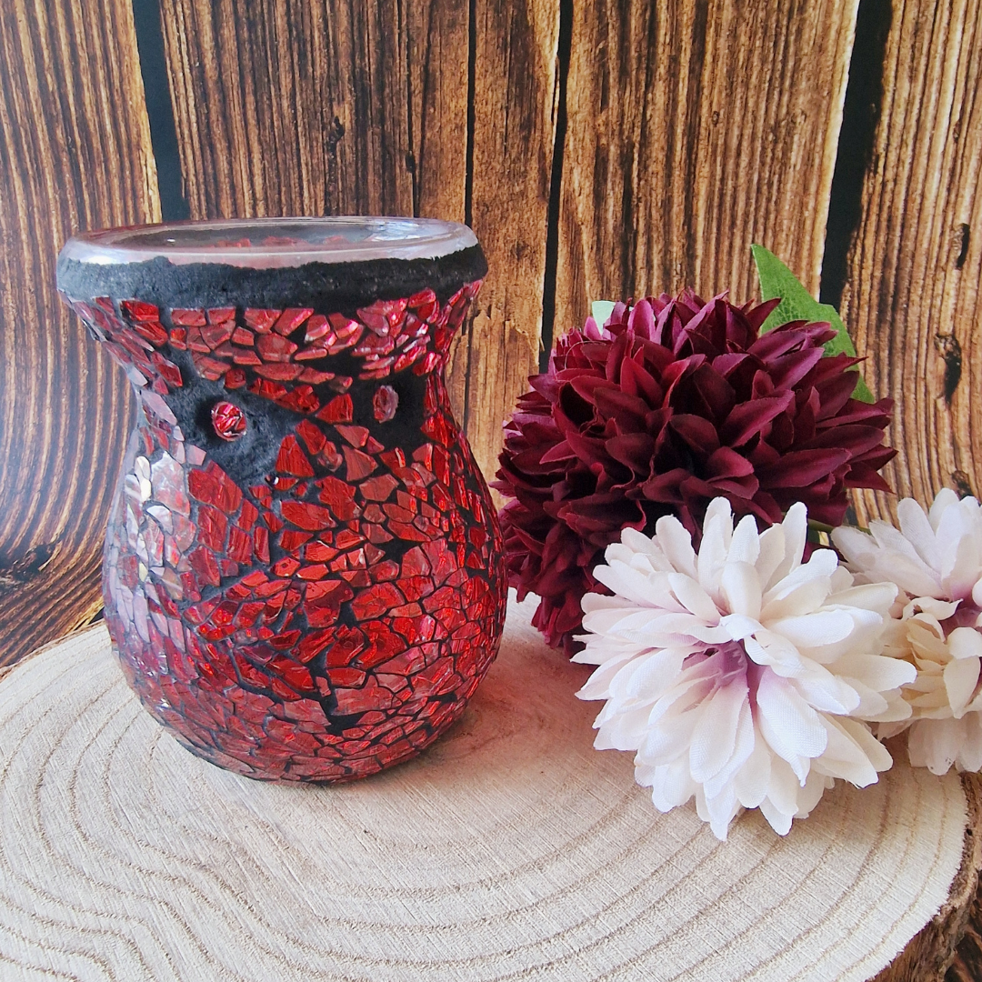 Crackle Mosaic Wax/Oil Burner
