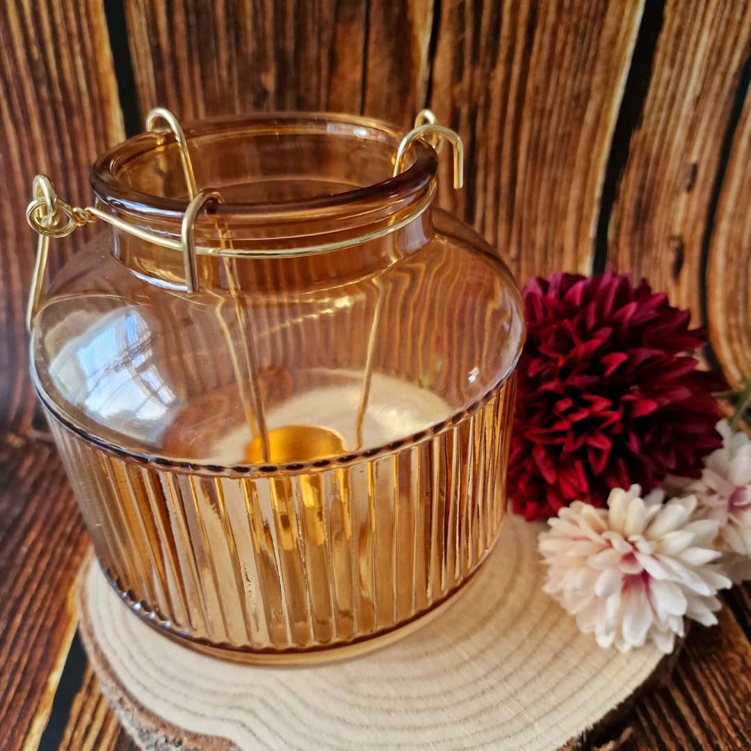 Yellow Tealight Holder Lantern