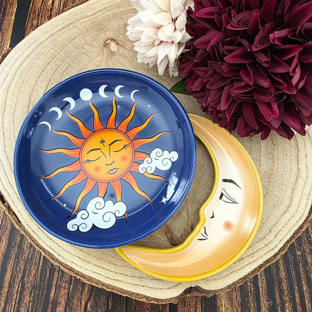 Sun & Moon Celestial Stacking Trinket Dish