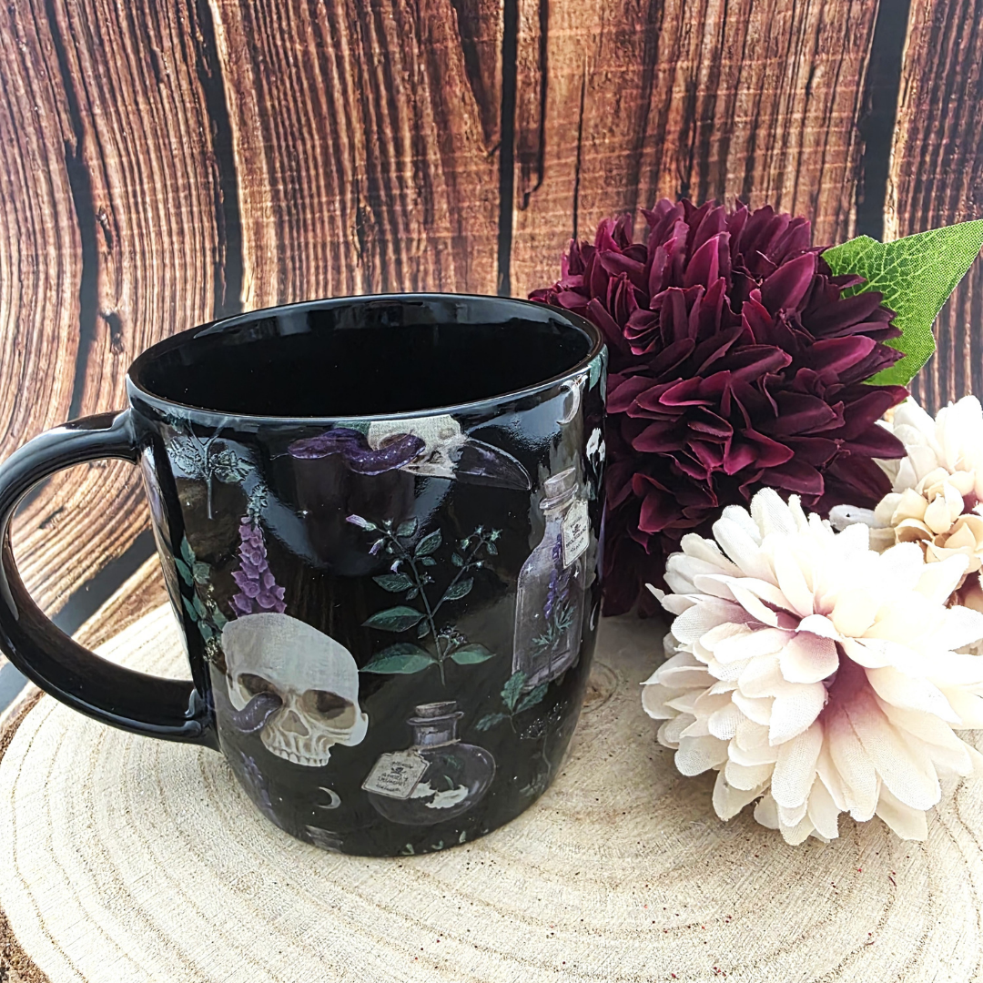 Venom & Vines Print Ceramic Mug