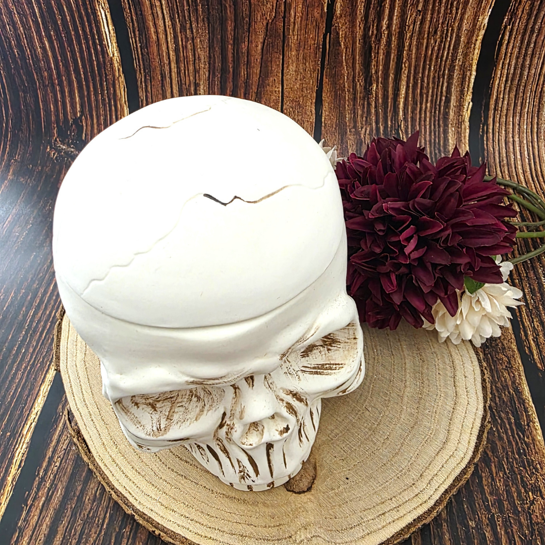 Weathered Skull Ceramic Burner