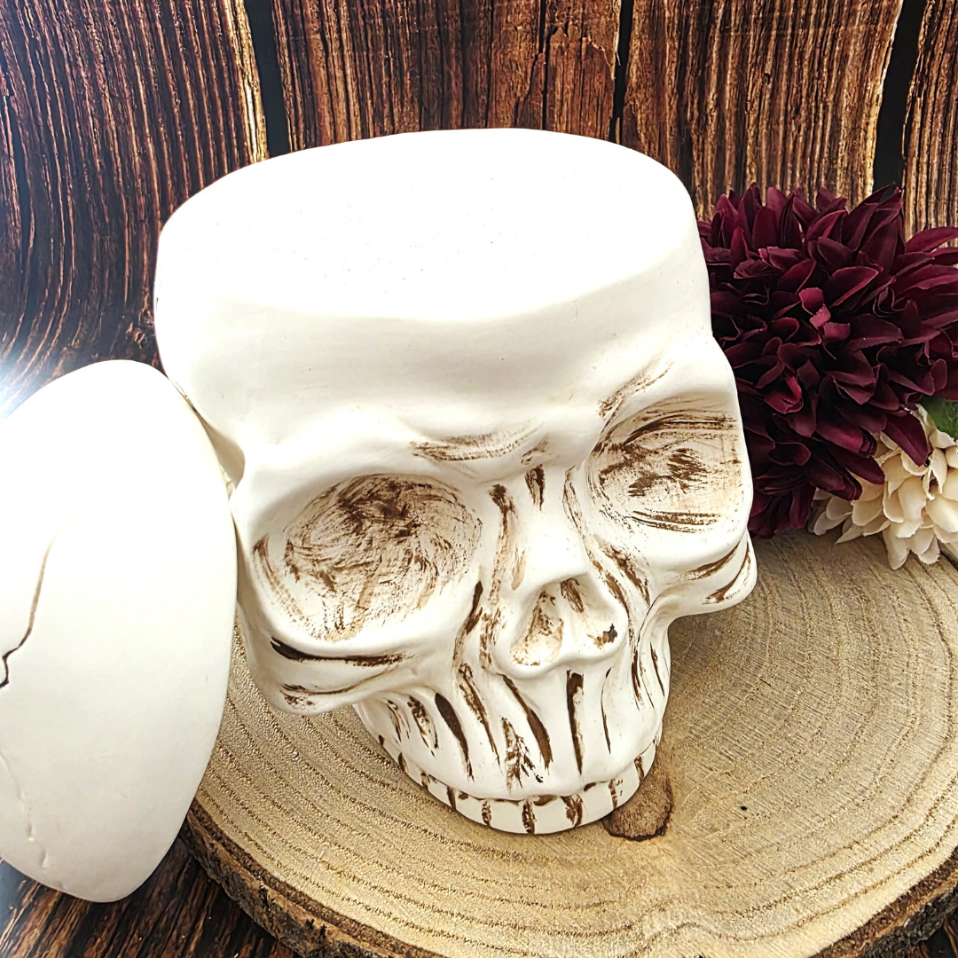 Weathered Skull Ceramic Burner