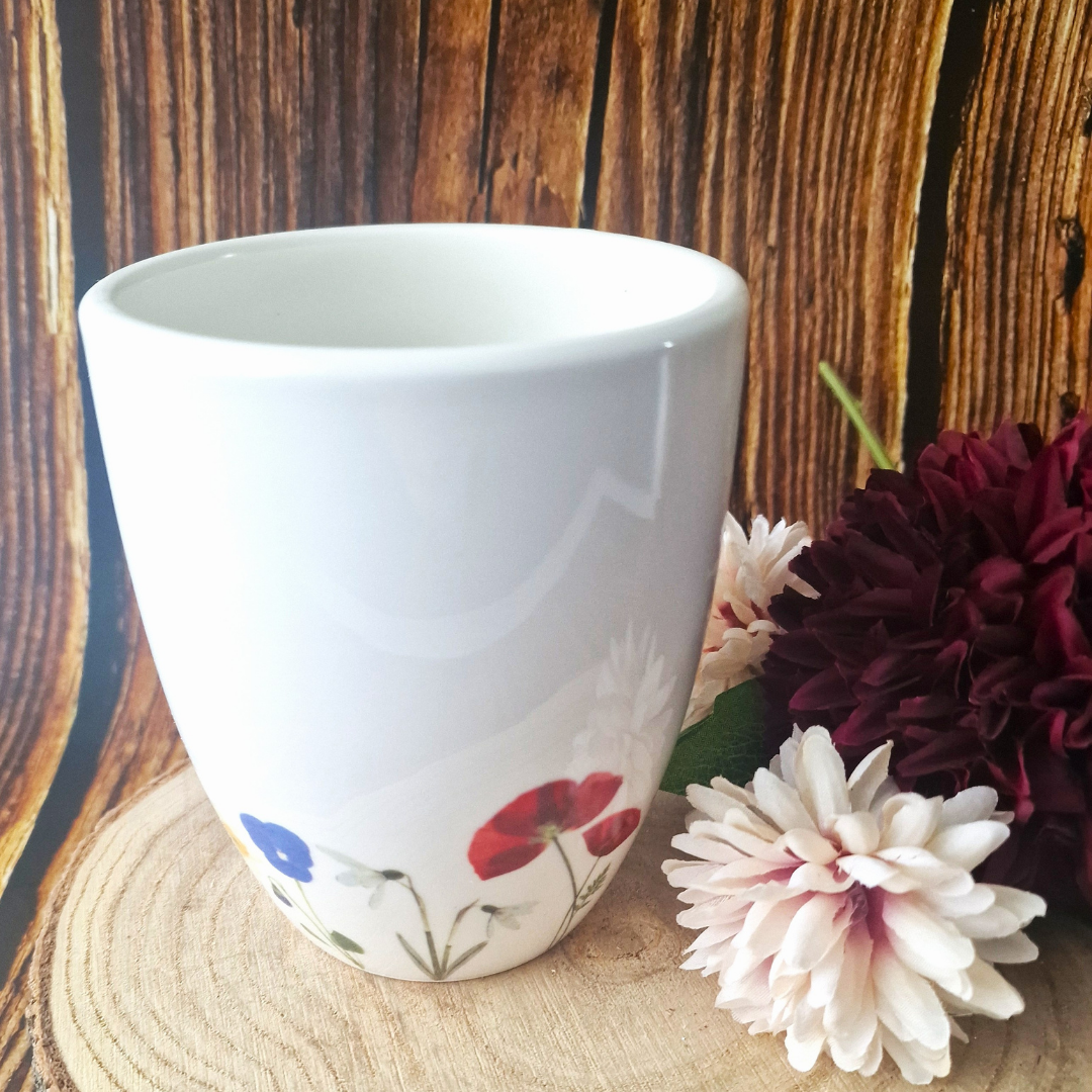 Wildflower Ceramic Plant Pot