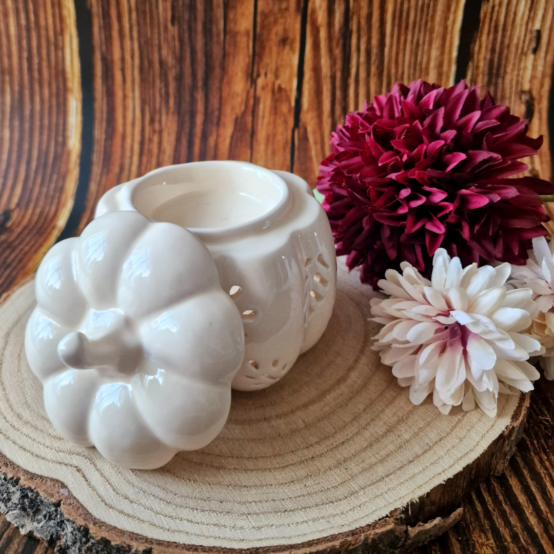 Off White Autumn Leaves Pumpkin Oil/Wax Burner