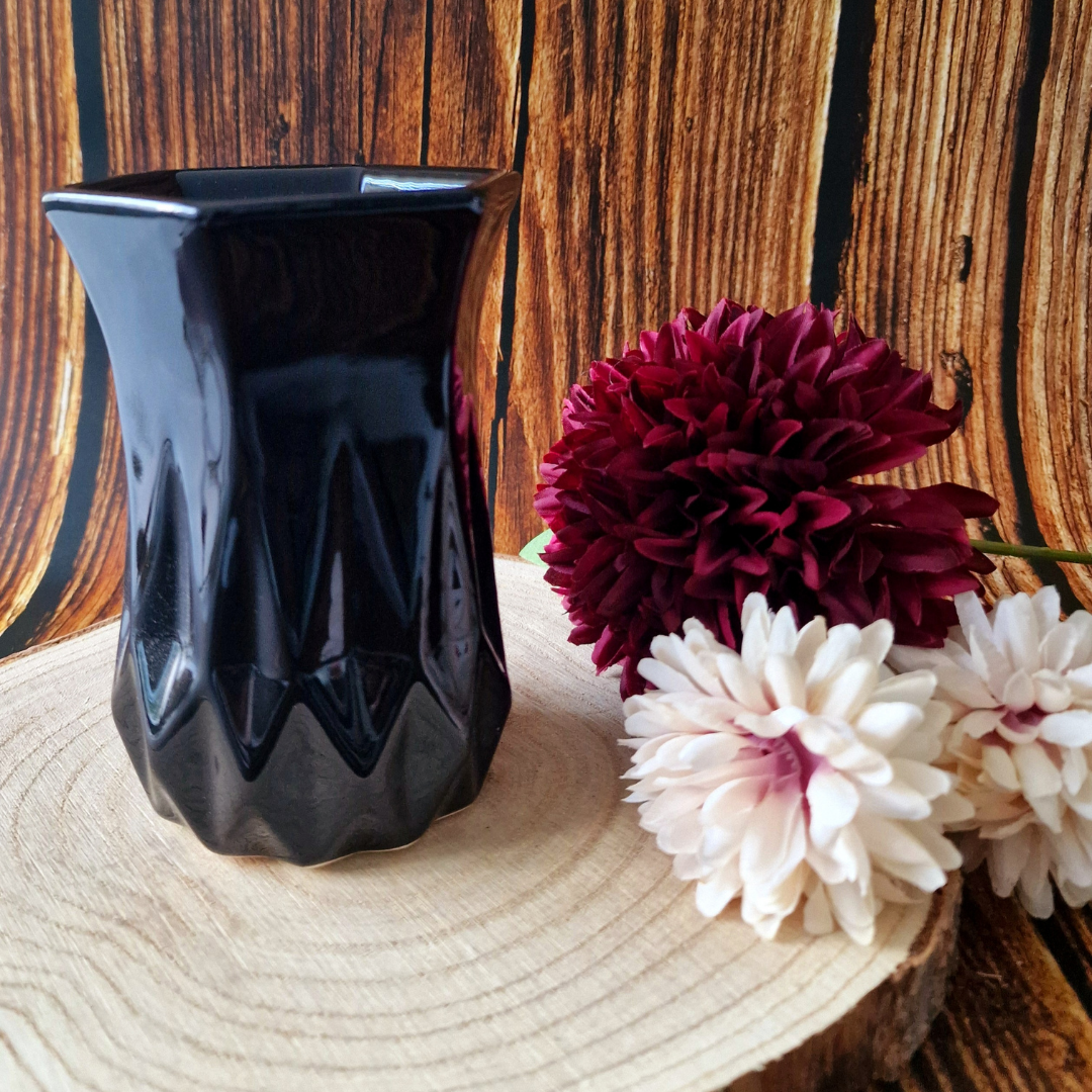 Black Geometric Oil/Wax Burner