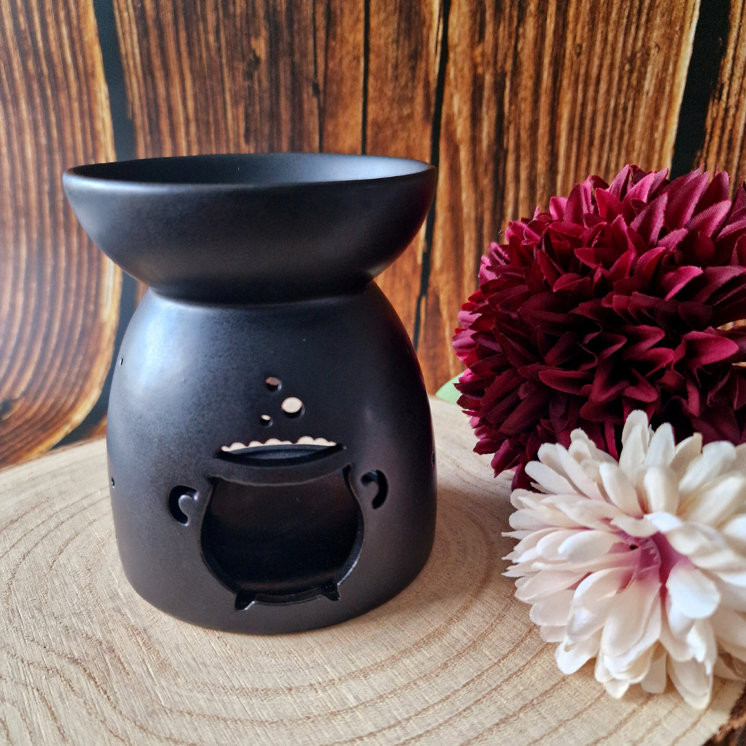 Black Cauldron Cut Out Oil/Wax Burner