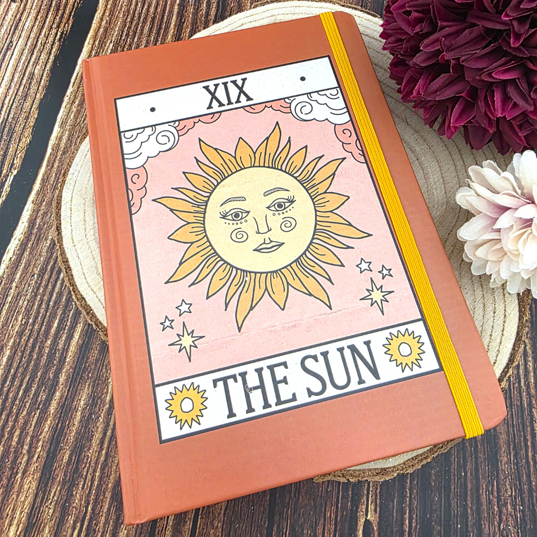 The Sun Vintage Tarot A5 Notebook