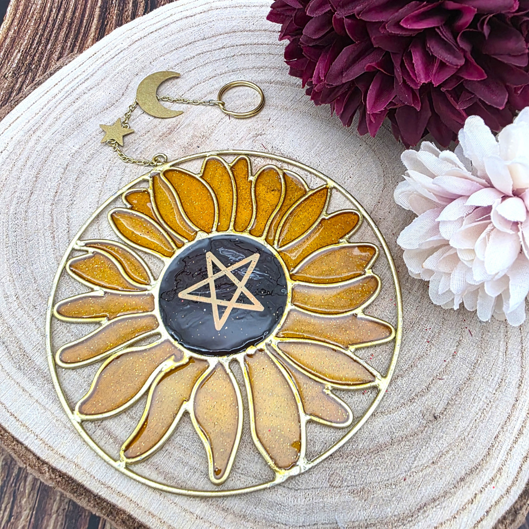 Summer Solstice Sunflower Suncatcher