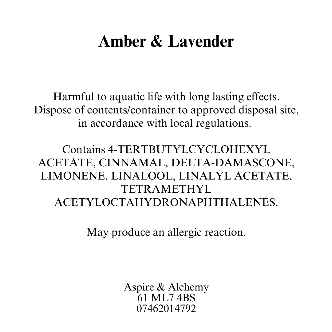Amber & Lavender