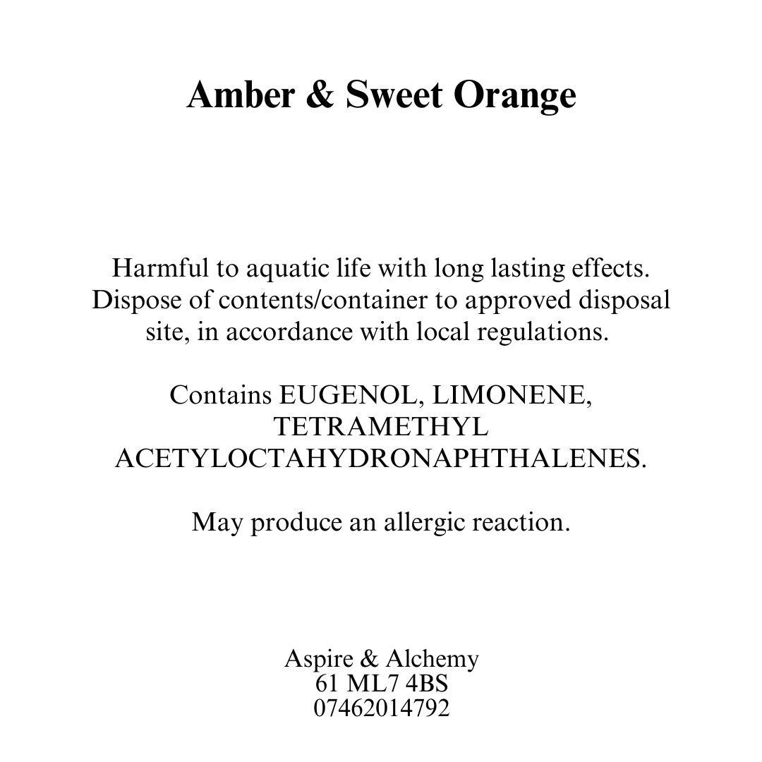 Amber & Sweet Orange