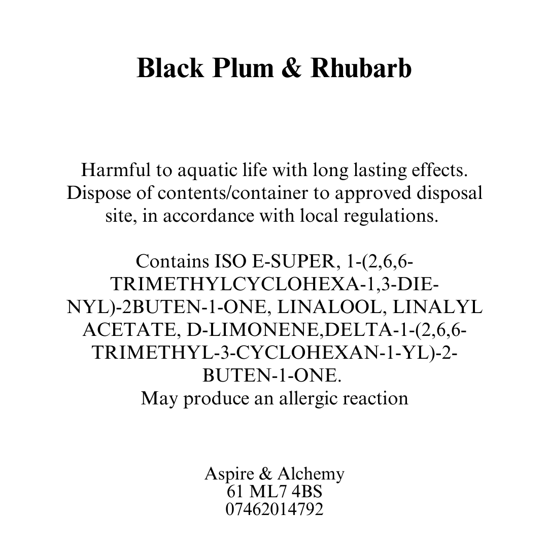 Black Plum & Rhubarb