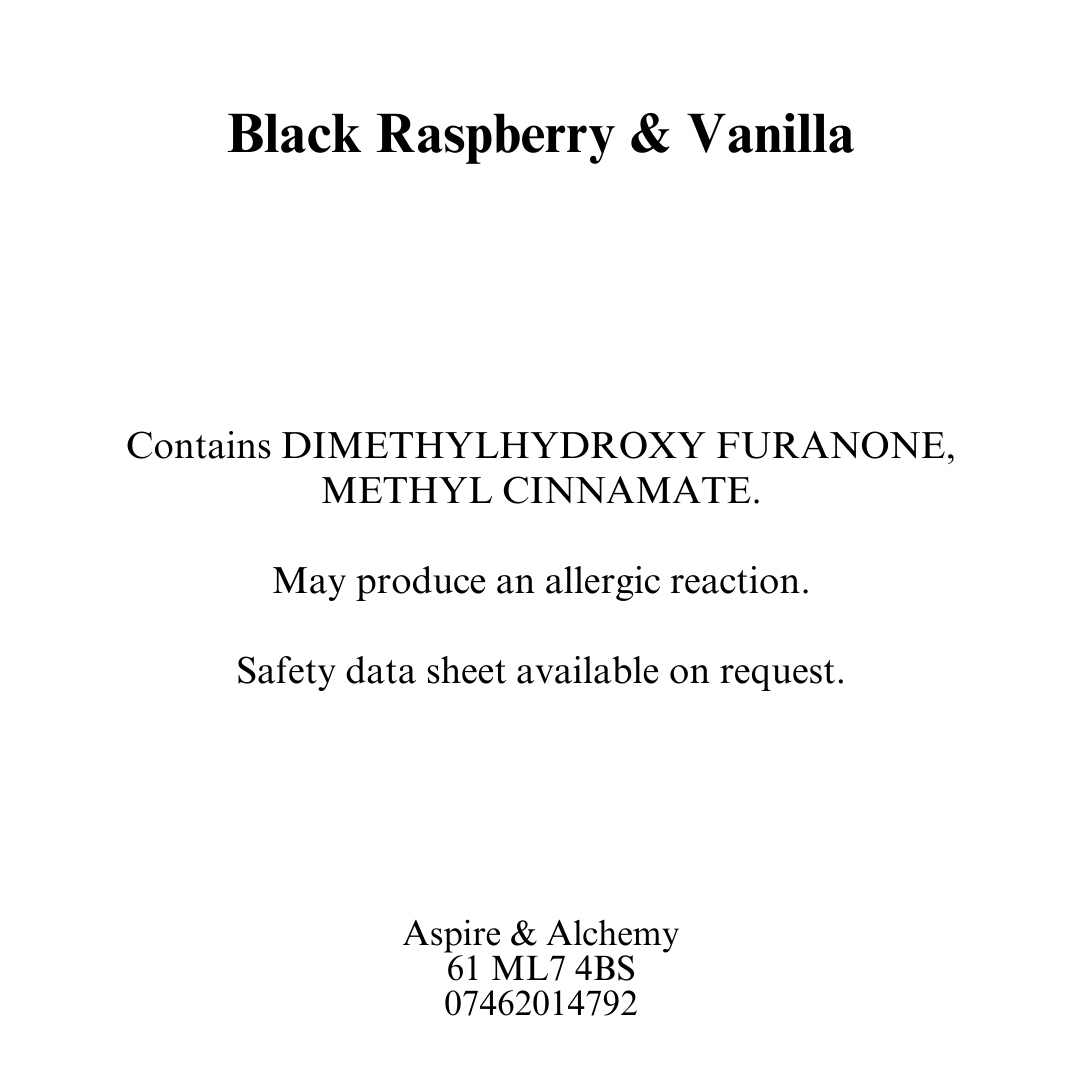 Black Raspberry & Vanilla