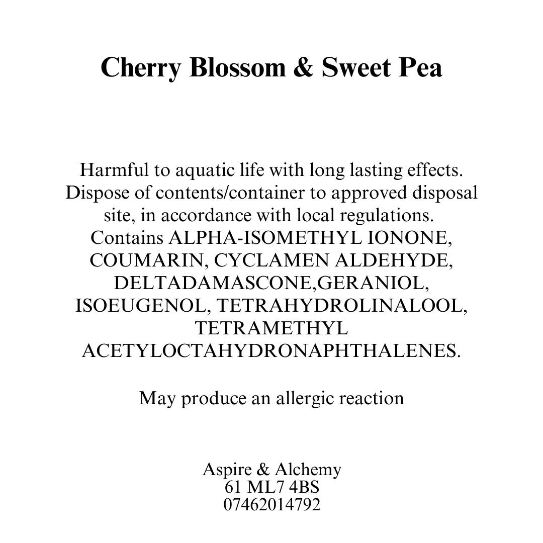 Cherry Blossom & Sweet Pea