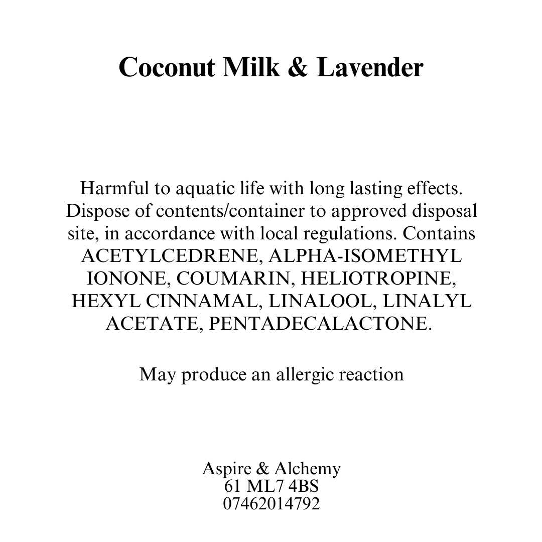 Coconut Milk & Lavender