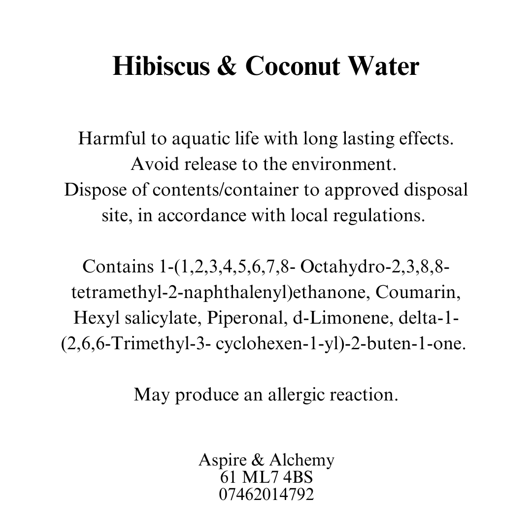 Hibiscus & Coconut Water