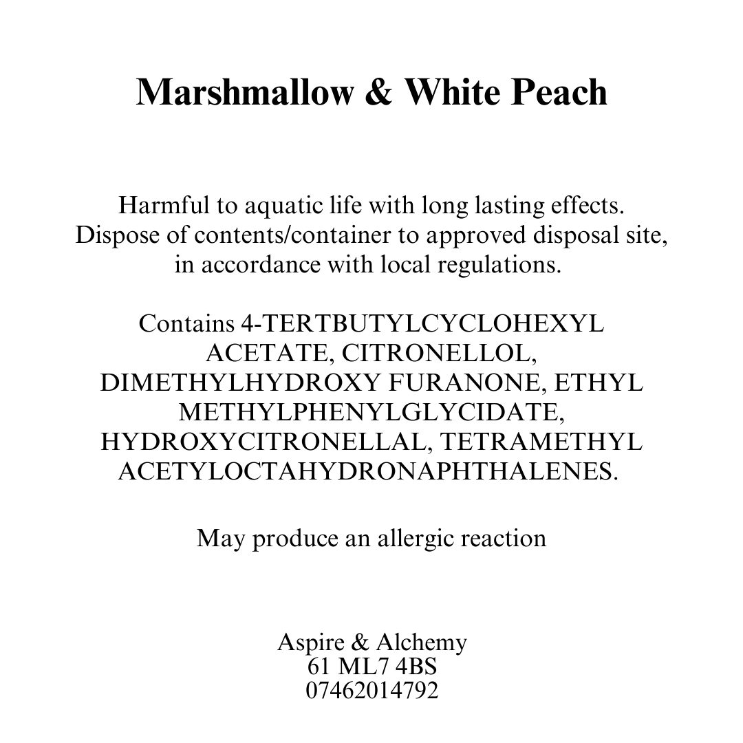 Marshmallow & White Peach