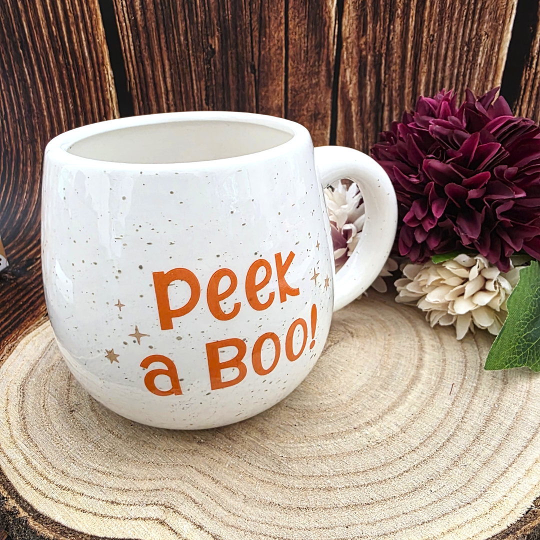 Peekaboo Ghost Rounded Mug
