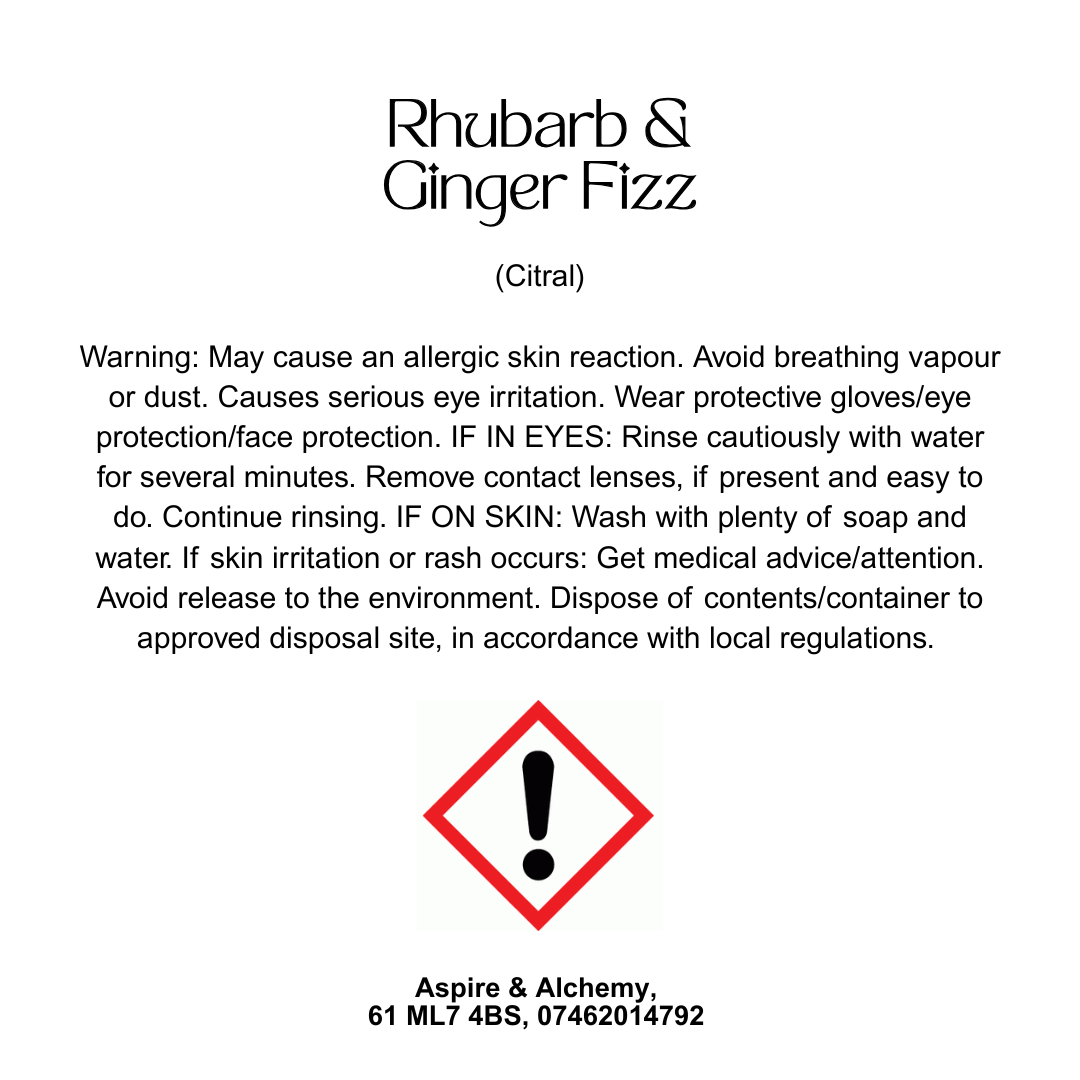 Rhubarb & Ginger Fizz Room Spray