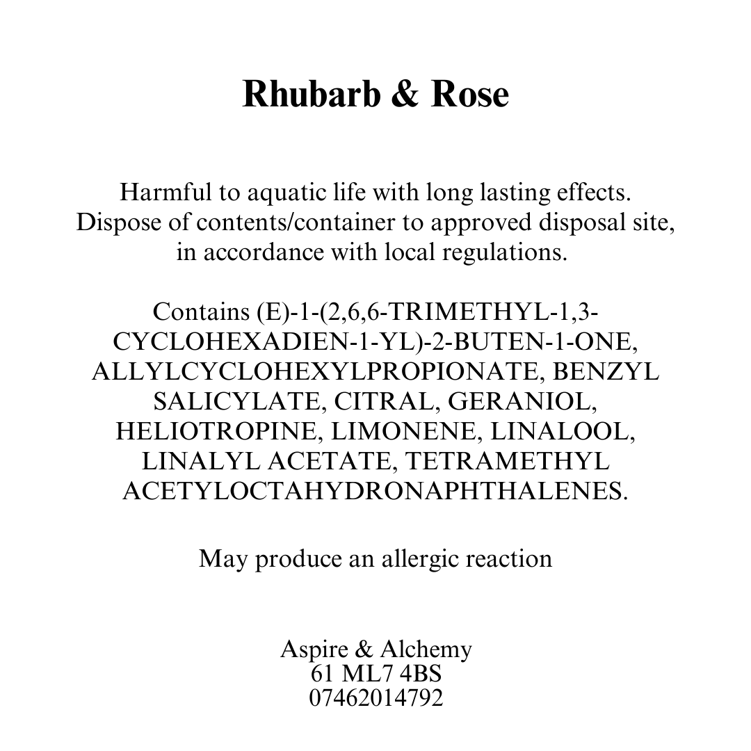 Rhubarb & Rose