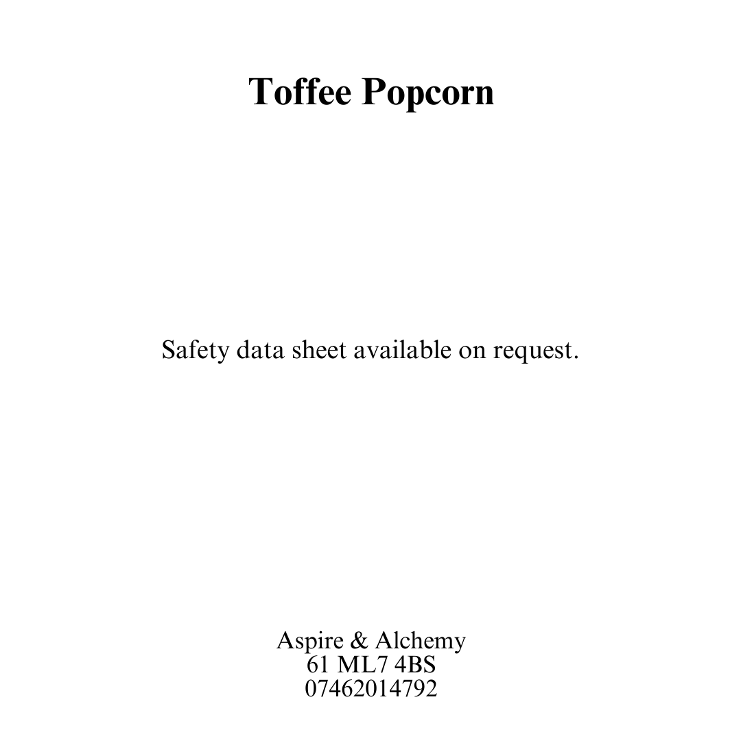 Toffee Popcorn