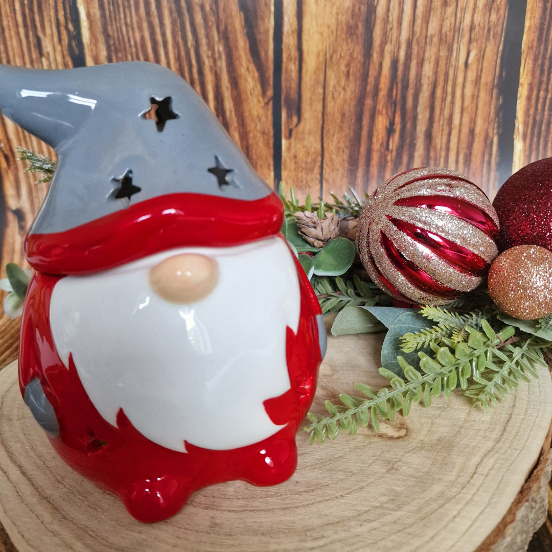 Red & Grey Gonk Wax/Oil Burner