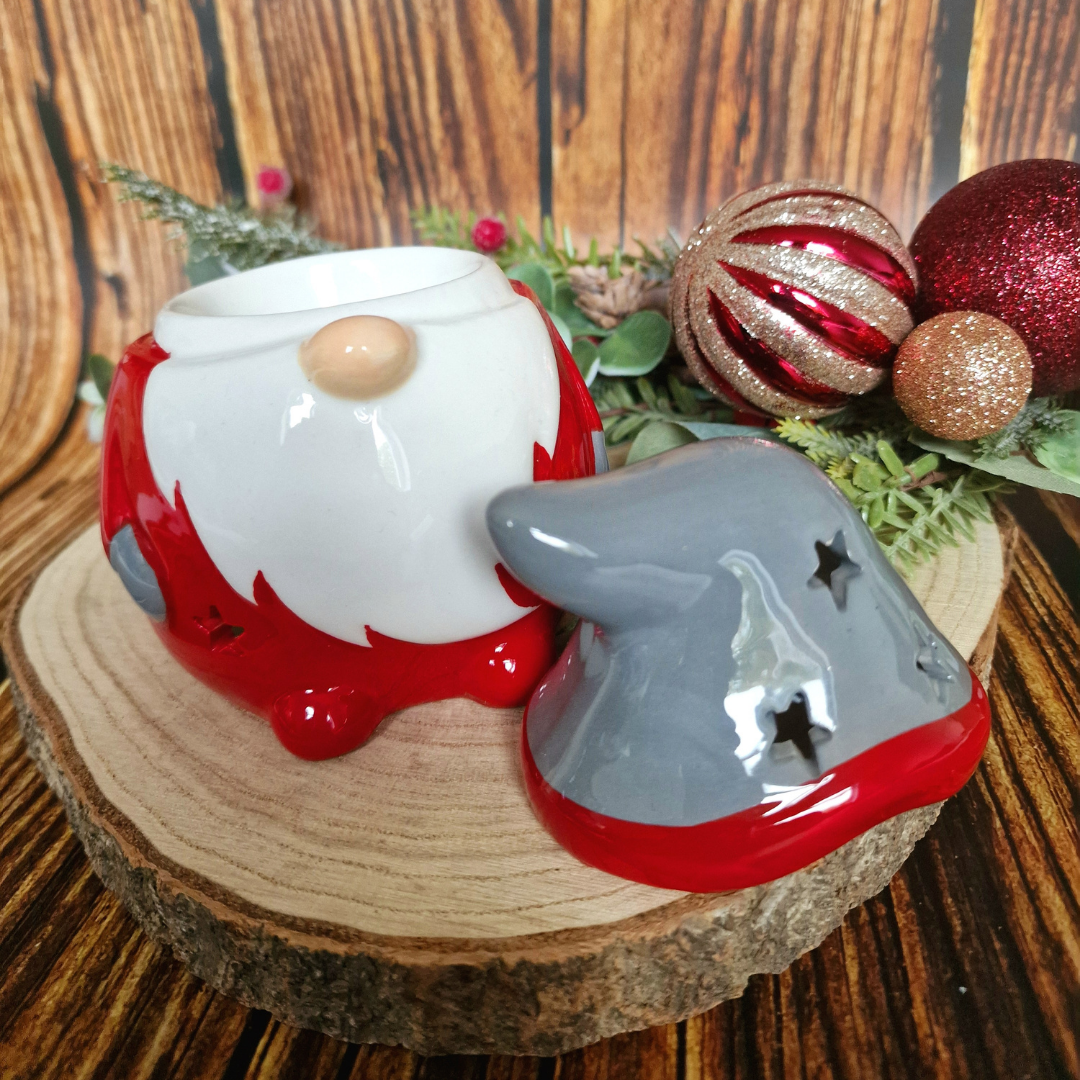 Red & Grey Gonk Wax/Oil Burner
