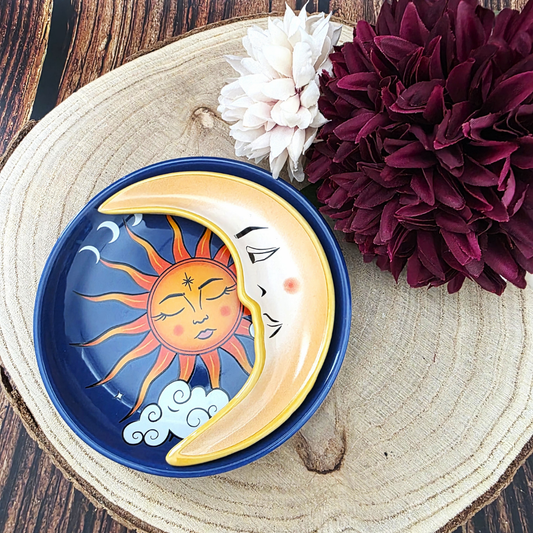 Sun & Moon Celestial Stacking Trinket Dish