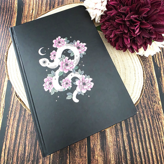 Floral Snake A5 Notebook