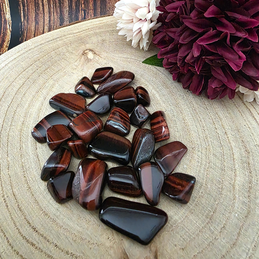 Medium Tumble Stone - Red Tiger Eye