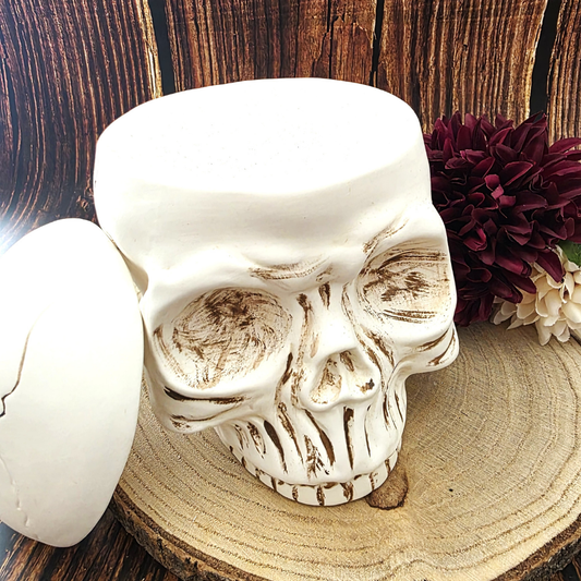 Weathered Skull Ceramic Burner