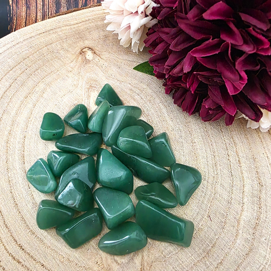 Medium Tumble Stone - Green Quartz