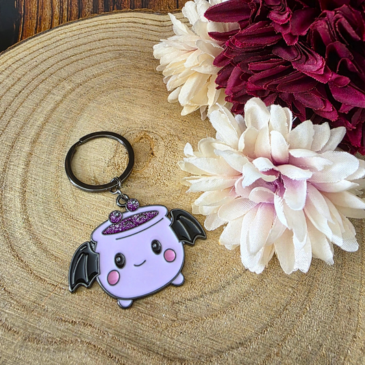 Bat Brew Cauldron Keyring