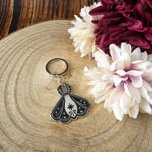 Black Moth Keyring
