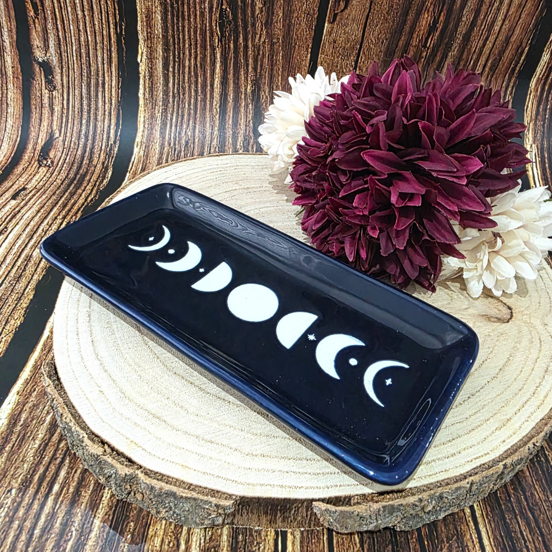 Blue Moon Phase Trinket Dish