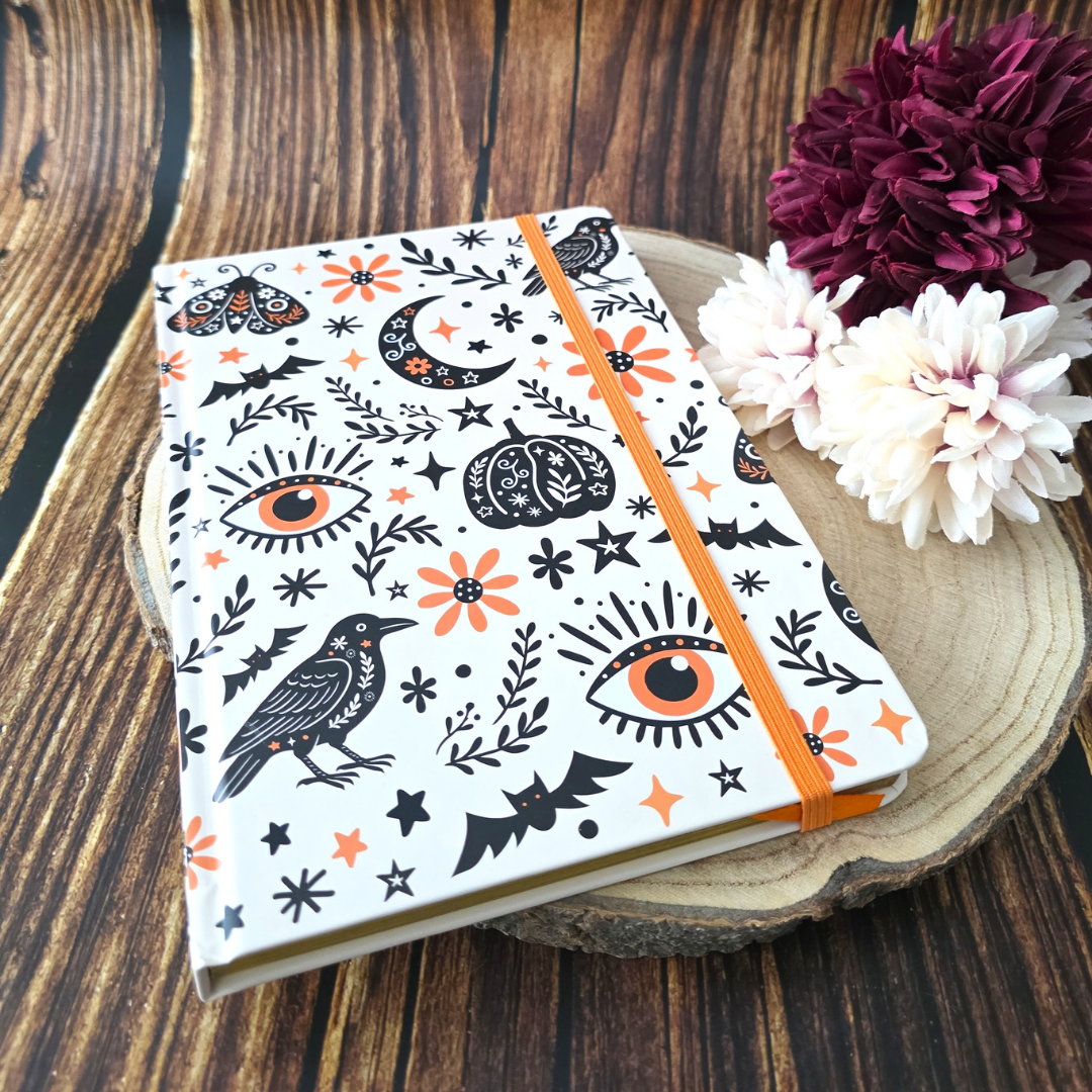 Frightful Folk Print A5 Notebook