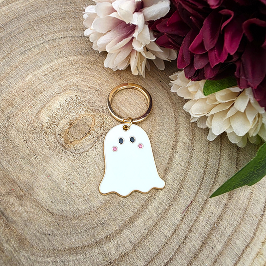 Glow in the Dark Ghost Keyring