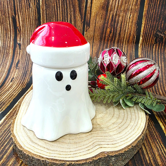 Ghost with Santa Hat Burner