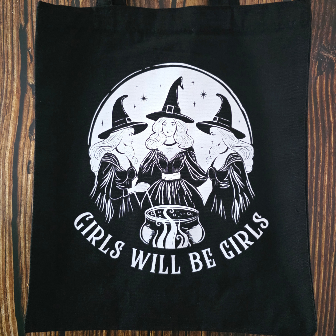 Girls will be Girls Witchy Tote Bag