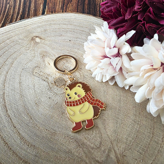 Hazel Hedgehog Keyring