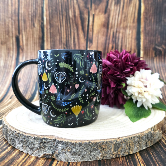 Midnight Bloom Print Mug