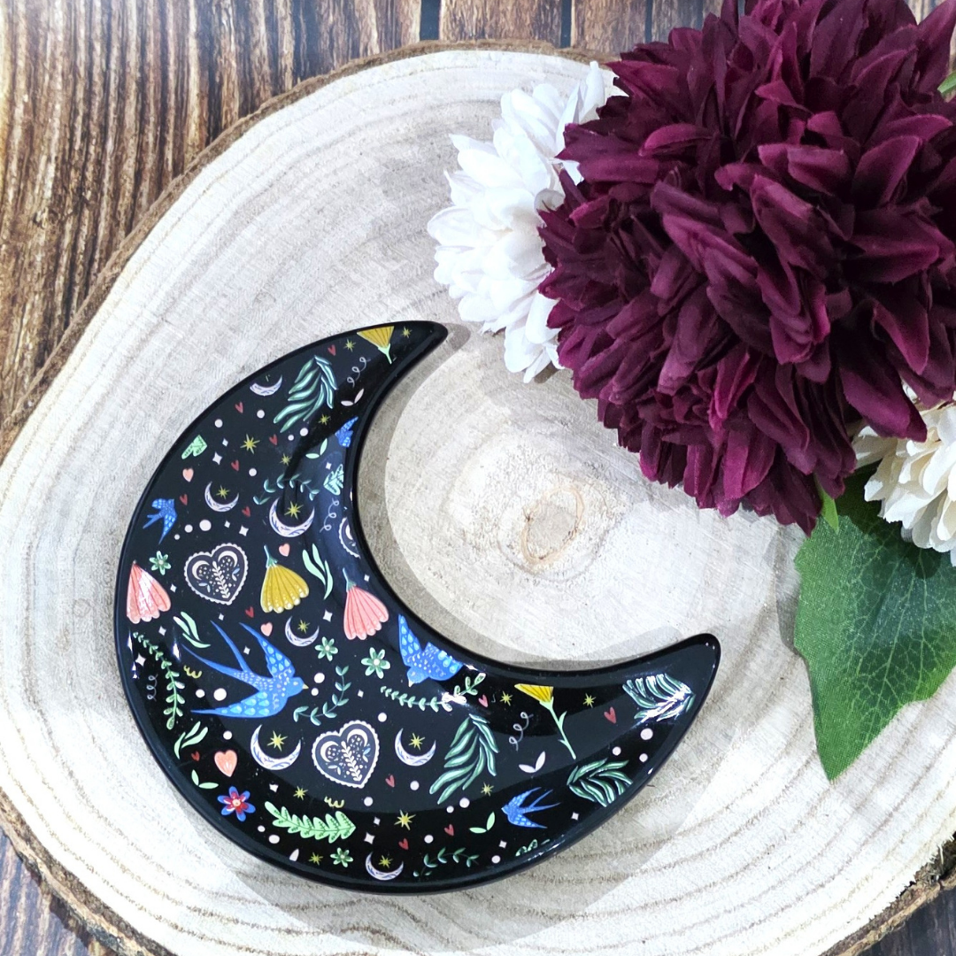 Midnight Bloom Trinket Dish
