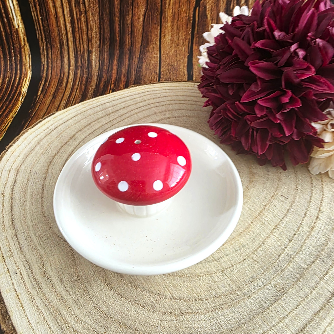 Mushroom Incense Stick Holder