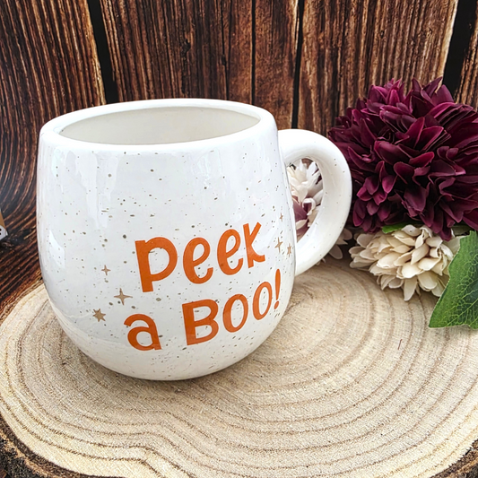 Peekaboo Ghost Rounded Mug