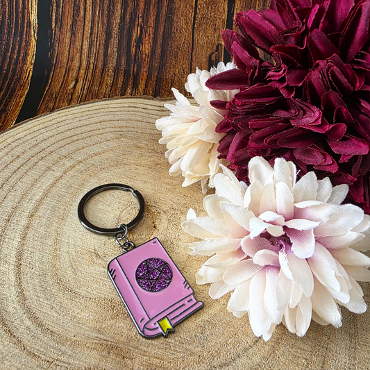 Pastel Spell Book Keyring