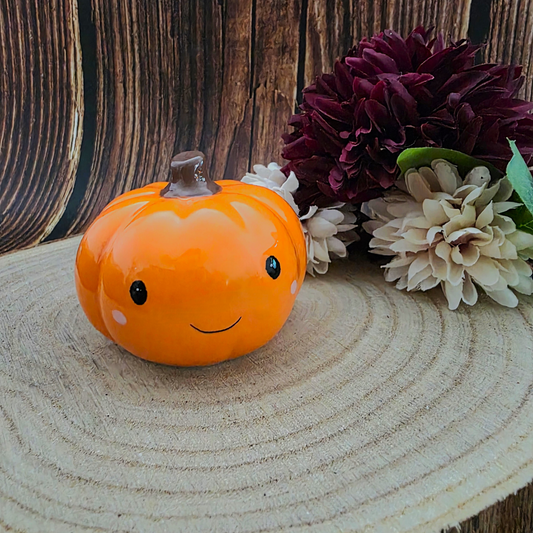 Ceramic Pumpkin Ornament